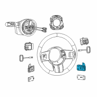 OEM Dodge Challenger Switch-Paddle Up Diagram - 1YR89DX9AA