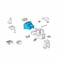 OEM Toyota RAV4 Console Diagram - 58811-42020-E0