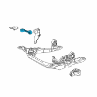 OEM 2001 Mercury Sable Strut Assembly Diagram - YF1Z-6F050-AA