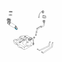 OEM Dodge Stratus Regulator-Fuel Pressure Diagram - 4879164AA