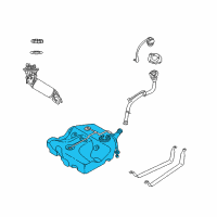 OEM Dodge Stratus Strap-Fuel Tank Diagram - 4578234AA