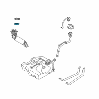 OEM Jeep Seal-Fuel Pump And Level Unit Diagram - 52100410AA