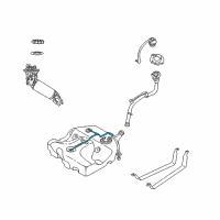 OEM Chrysler Sebring Fuel-Fuel Diagram - 5093453AE