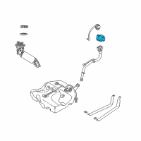 OEM Dodge Stratus REINFMNT-Fuel Filler Door Diagram - 4814831AC