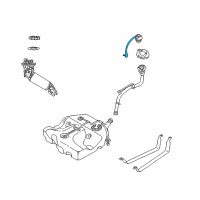 OEM 2011 Jeep Compass TETHER-Fuel Filler Cap Diagram - 4682676