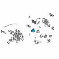 OEM Acura RL Motor Assembly, Mode Diagram - 79140-SJA-A01