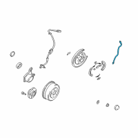 OEM Hyundai Hose Assembly-Rear, LH Diagram - 58812-26100