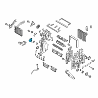 OEM Kia Sorento Temperature Actuator Assembly Diagram - 971594R150