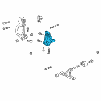 OEM Cadillac XTS Knuckle Diagram - 20998090