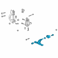 OEM 2013 Buick Regal Lower Control Arm Diagram - 22905356