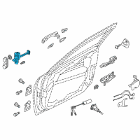 OEM 2020 Kia Stinger Checker Assembly-Front Door Diagram - 79380J5000