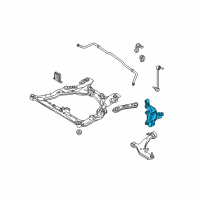 OEM 2005 Nissan Quest Spindle-KNUCKLE, RH Diagram - 40014-CK000