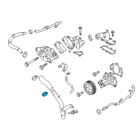 OEM Nissan Clamp Diagram - 21518-7990C