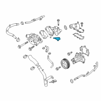 OEM 2016 Nissan Titan XD Gasket-Water Inlet Diagram - 13050-1CA1A