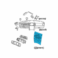 OEM 2007 Jeep Commander Control-Auto Temp Control Diagram - 55111010AK