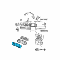 OEM 2005 Jeep Grand Cherokee Lens-Cluster Diagram - 5142356AA