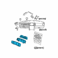 OEM Jeep Commander Cluster Diagram - 5172329AD