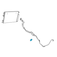 OEM 2008 Dodge Charger Fitting-Oil Cooler Tube Diagram - 68034089AA