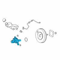 OEM 2018 Ford EcoSport Master Cylinder Diagram - GN1Z-2140-B