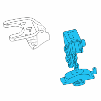 OEM 2017 Lexus GX460 Carrier Assembly, Spare Diagram - 51900-60333