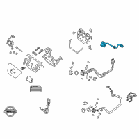 OEM 2017 Nissan Leaf Lamp Assy-Charge Lid Diagram - 26680-3NK0B