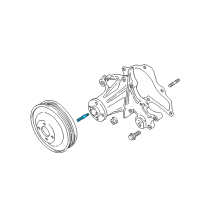 OEM Chevrolet Tracker Bolt, Stud M6X1X20 (On Esn) Diagram - 91177712