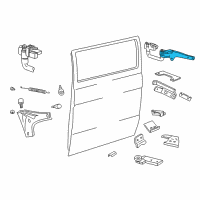 OEM 1985 Dodge B150 Door Check-Door Diagram - 4217653