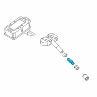 OEM Kia Cadenza Tire Pressure Monitoring Sensor Stem Diagram - 52936D9100