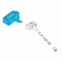 OEM 2014 Kia Cadenza Tire Pressure Monitoring Sensor Module Assembly Diagram - 958003R300