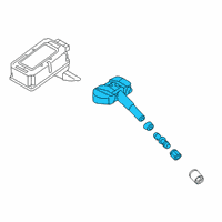 OEM 2019 Kia Sportage Tire Pressure Monitoring Sensor Diagram - 52933D9100