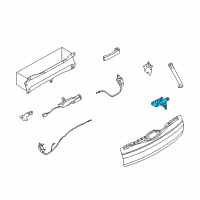 OEM 2008 BMW X5 Hinge, Trunk Lid, Lower Part Diagram - 41-62-7-170-918