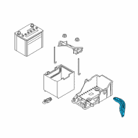 OEM Toyota Yaris Support Bracket Diagram - 74401-WB001