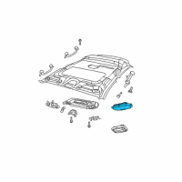 OEM 2010 Dodge Caliber Lamp-Dome And Reading Diagram - YQ85HDAAA