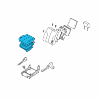 OEM 2000 Nissan Maxima Cushion Assy-Front Seat Diagram - 87300-2Y902