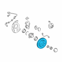 OEM Toyota 4Runner Rotor Diagram - 43512-60151