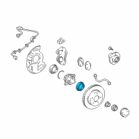 OEM 2008 Toyota 4Runner Axle Seal Diagram - 90312-96001