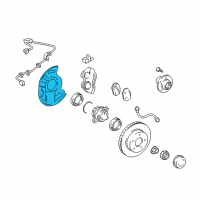 OEM Toyota Splash Shield Diagram - 47781-60120