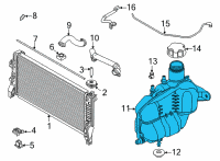 OEM BMW 228i xDrive Gran Coupe Coolant Expansion Tank Diagram - 17-13-8-687-503