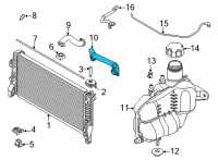 OEM BMW 228i xDrive Gran Coupe Engine Radiator Hose Diagram - 17-12-8-658-480