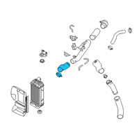OEM 2021 Kia Sportage Hose-INTERCOOLER Inlet Diagram - 282832GTA7