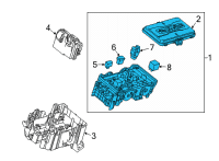 OEM Buick Fuse & Relay Box Diagram - 84972829