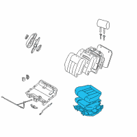 OEM Lexus LX470 Seat Cushion Pad Diagram - 7156060380B0