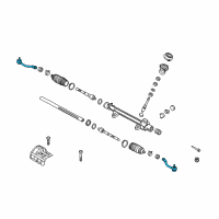 OEM 2015 Kia Soul End Assembly-Tie Rod RH Diagram - 56820B2050