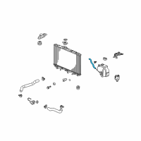 OEM 2010 Acura RDX Hose, Reserve Tank Diagram - 19103-RWC-A00