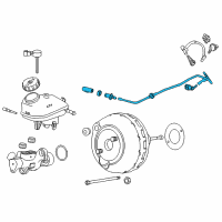 OEM Buick Regal Pipe Asm-Power Brake Booster Vacuum Diagram - 22953043