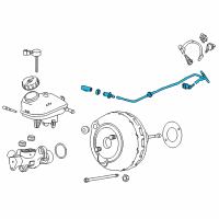 OEM 2012 Buick Regal Pipe Asm-Power Brake Booster Vacuum Diagram - 22953043