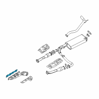 OEM 2004 Nissan Titan Gasket-Exhaust Manifold, A Diagram - 14036-7S001