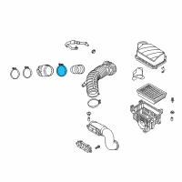 OEM 2020 Hyundai Elantra GT Clamp-Hose Diagram - 14711-01006-B