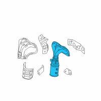 OEM 2008 Toyota Solara Exhaust Manifold Diagram - 25051-0H050