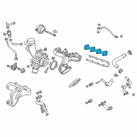 OEM 2013 Chevrolet Cruze Turbocharger Gasket Diagram - 55565348